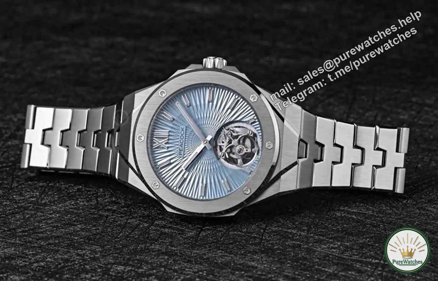The peacock watch “feather eyes” is coming! The first integrated steel-cased tourbillon sports watch will refresh your understanding!