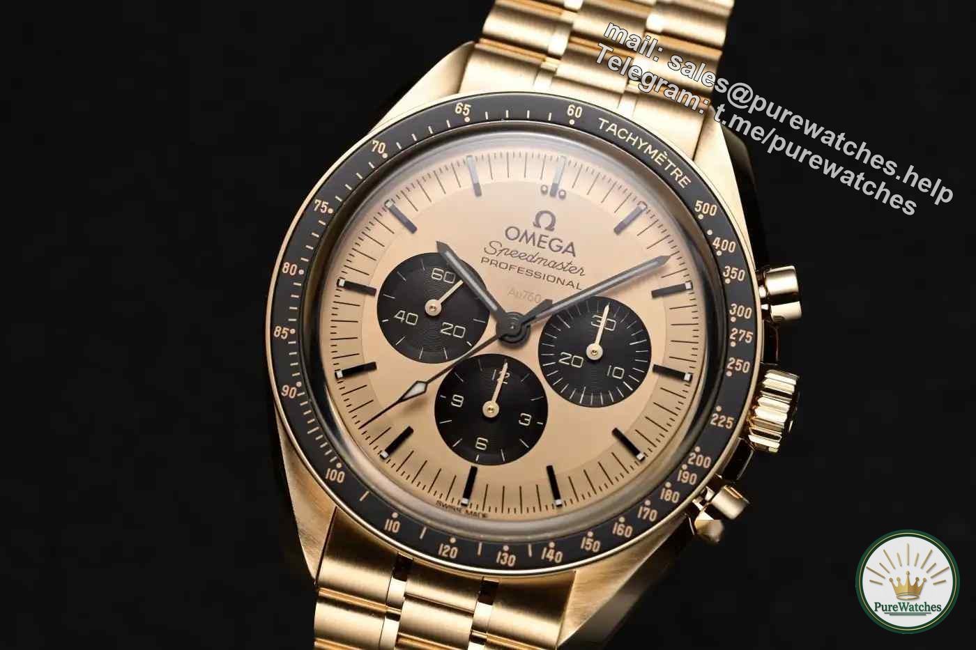 The atmosphere is so high! Omega Speedmaster Moonshine 18K gold model, you will cry if you miss it!