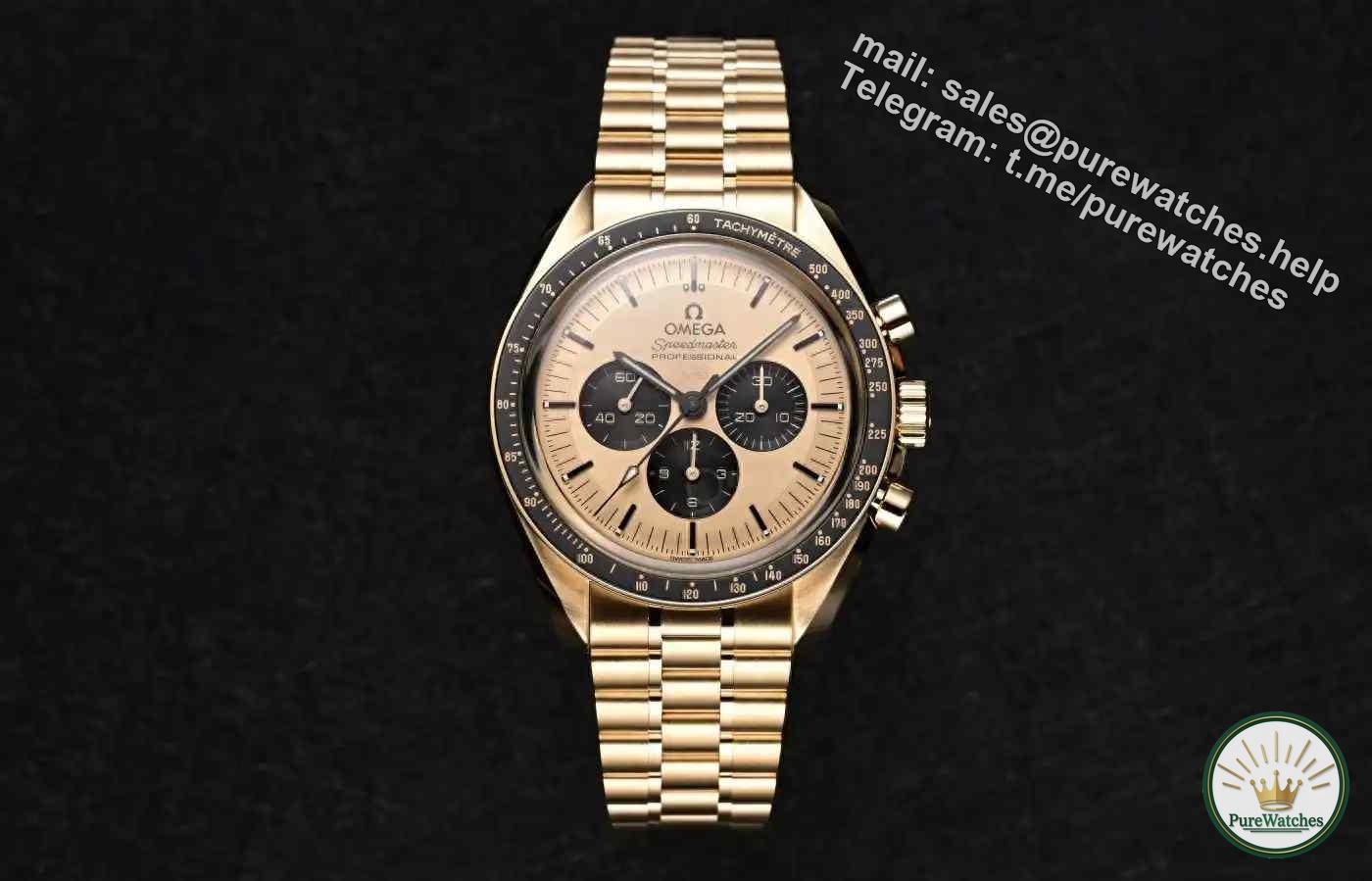 The atmosphere is so high! Omega Speedmaster Moonshine 18K gold model, you will cry if you miss it!
