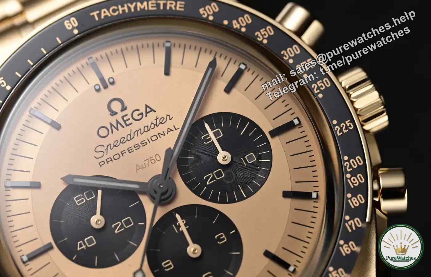 The atmosphere is so high! Omega Speedmaster Moonshine 18K gold model, you will cry if you miss it!