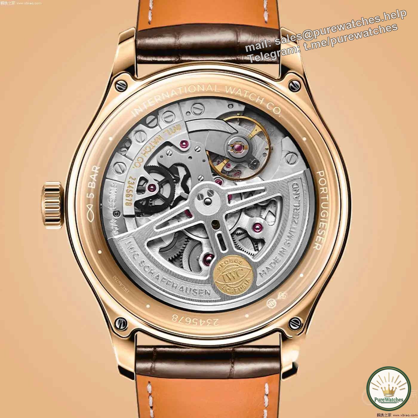 The new luxury favorite! IWC Portuguese series 18K red gold watch, 40 & 42 mm for you to choose!
