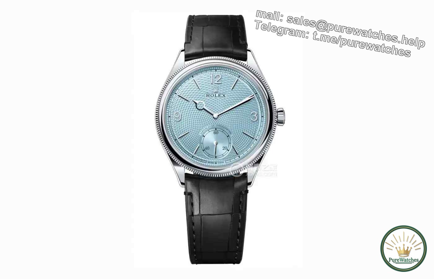 2024 new favorite ice blue plate! IWC, Rolex or Breitling, which one pricks you more?