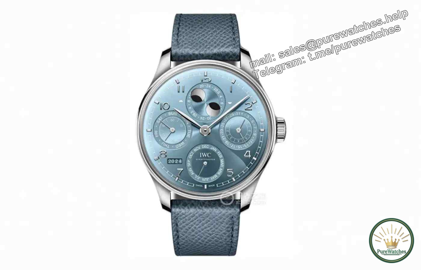 2024 new favorite ice blue plate! IWC, Rolex or Breitling, which one pricks you more?