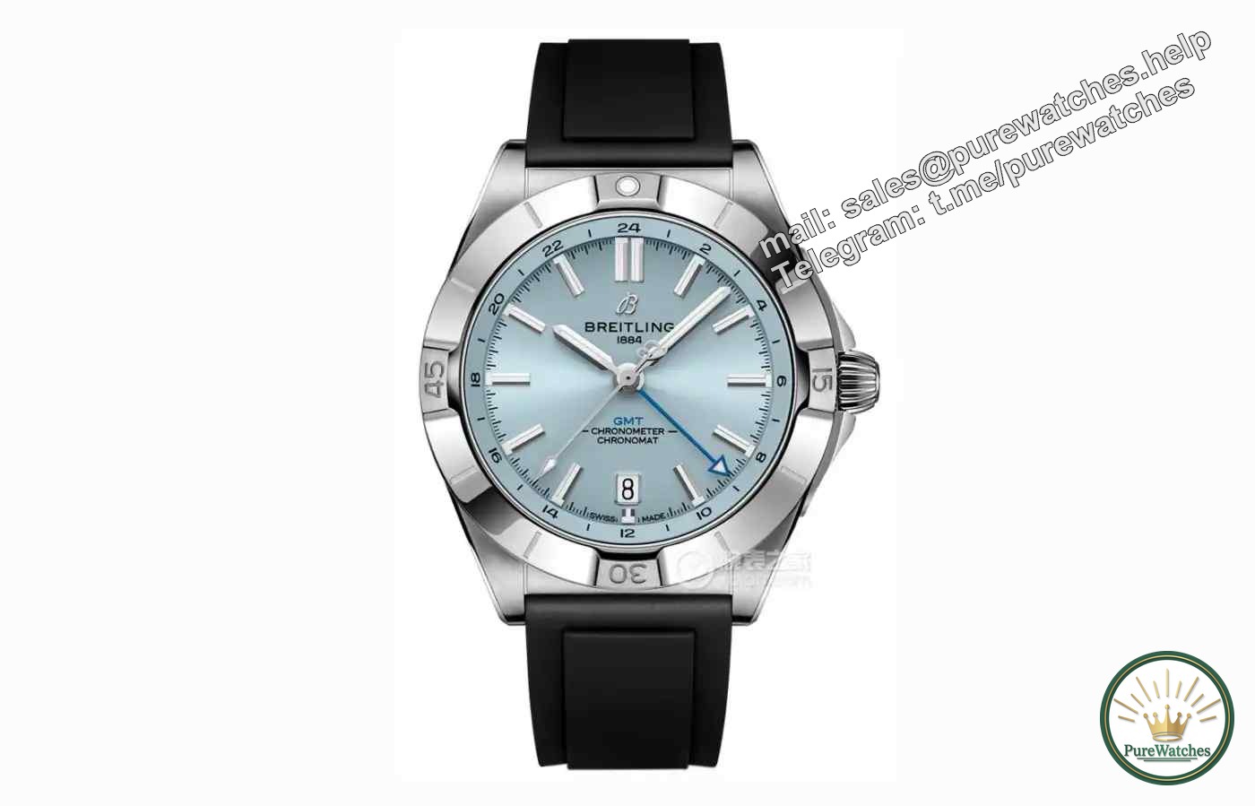 2024 new favorite ice blue plate! IWC, Rolex or Breitling, which one pricks you more?