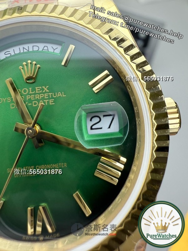How heavy is the weighted version of the QF factory Rolex day calendar? It’s heavy to hold. Are you excited?