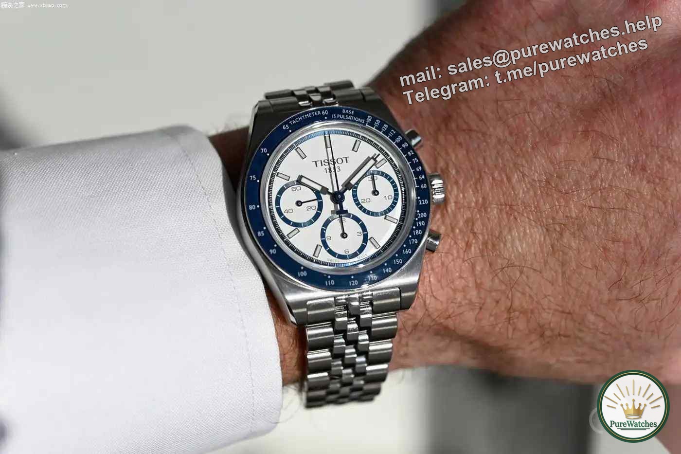 The effect of the panda plate is amazing! Tissot PR 516 automatic chronograph is waiting for you!