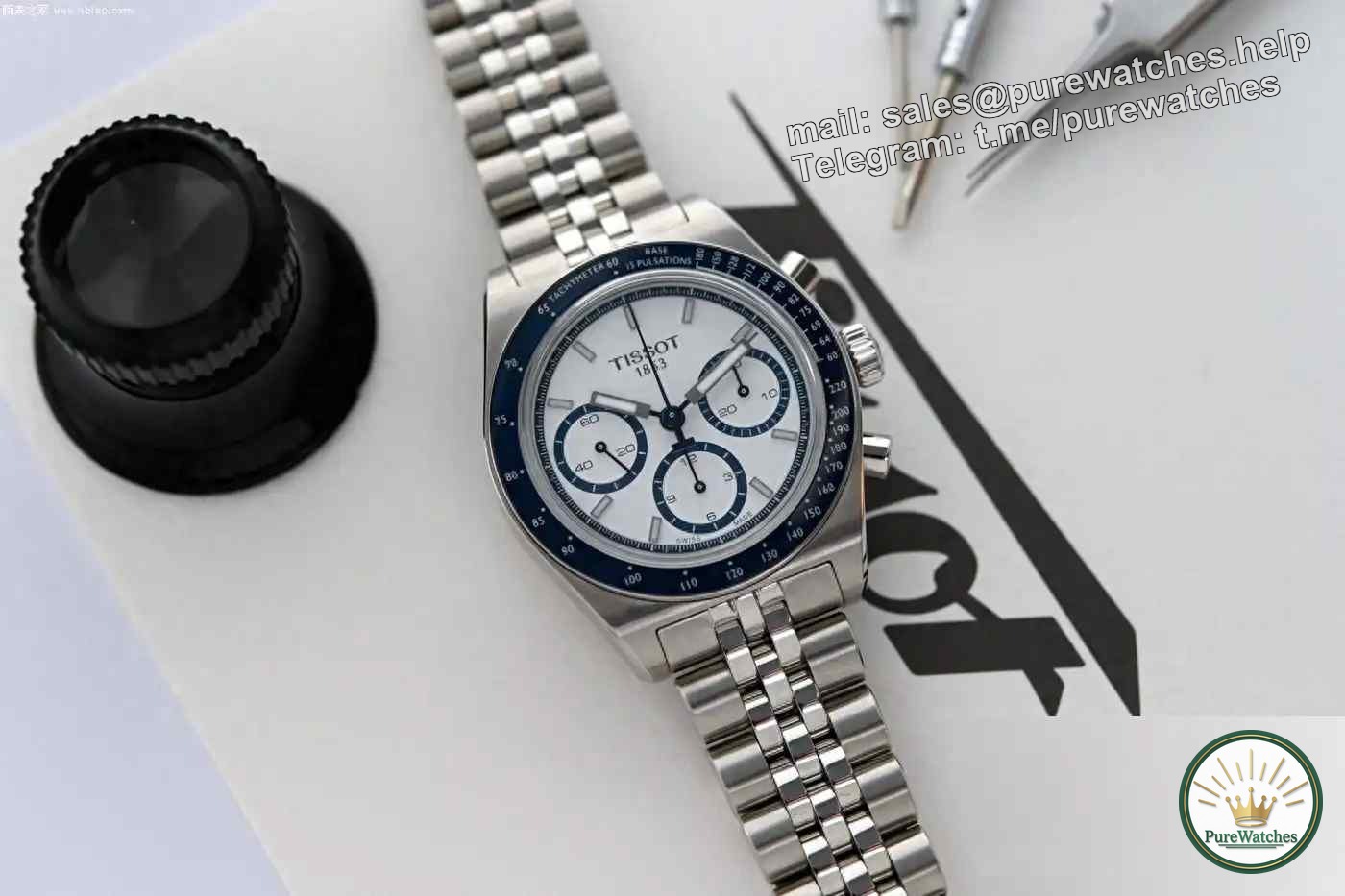 The effect of the panda plate is amazing! Tissot PR 516 automatic chronograph is waiting for you!