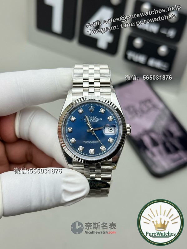 Clean factory Rolex log blue moissanite engraved, what’s so good about it? Don’t be fooled after watching this! “