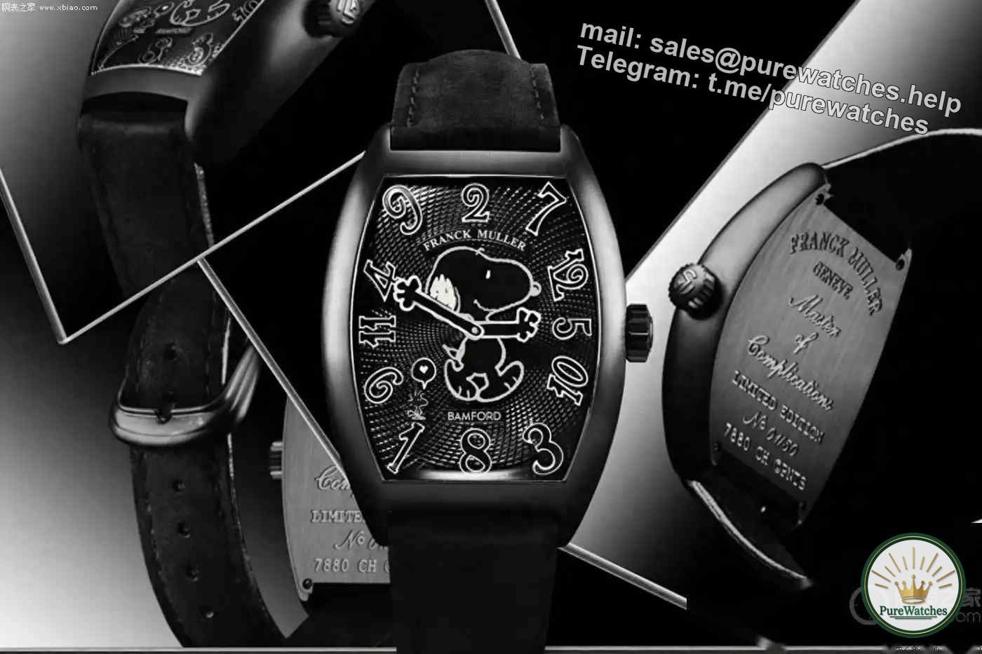 Franck Muller and Bamford join forces again. Is this Snoopy black limited edition watch worth buying? You’ll know at a glance!