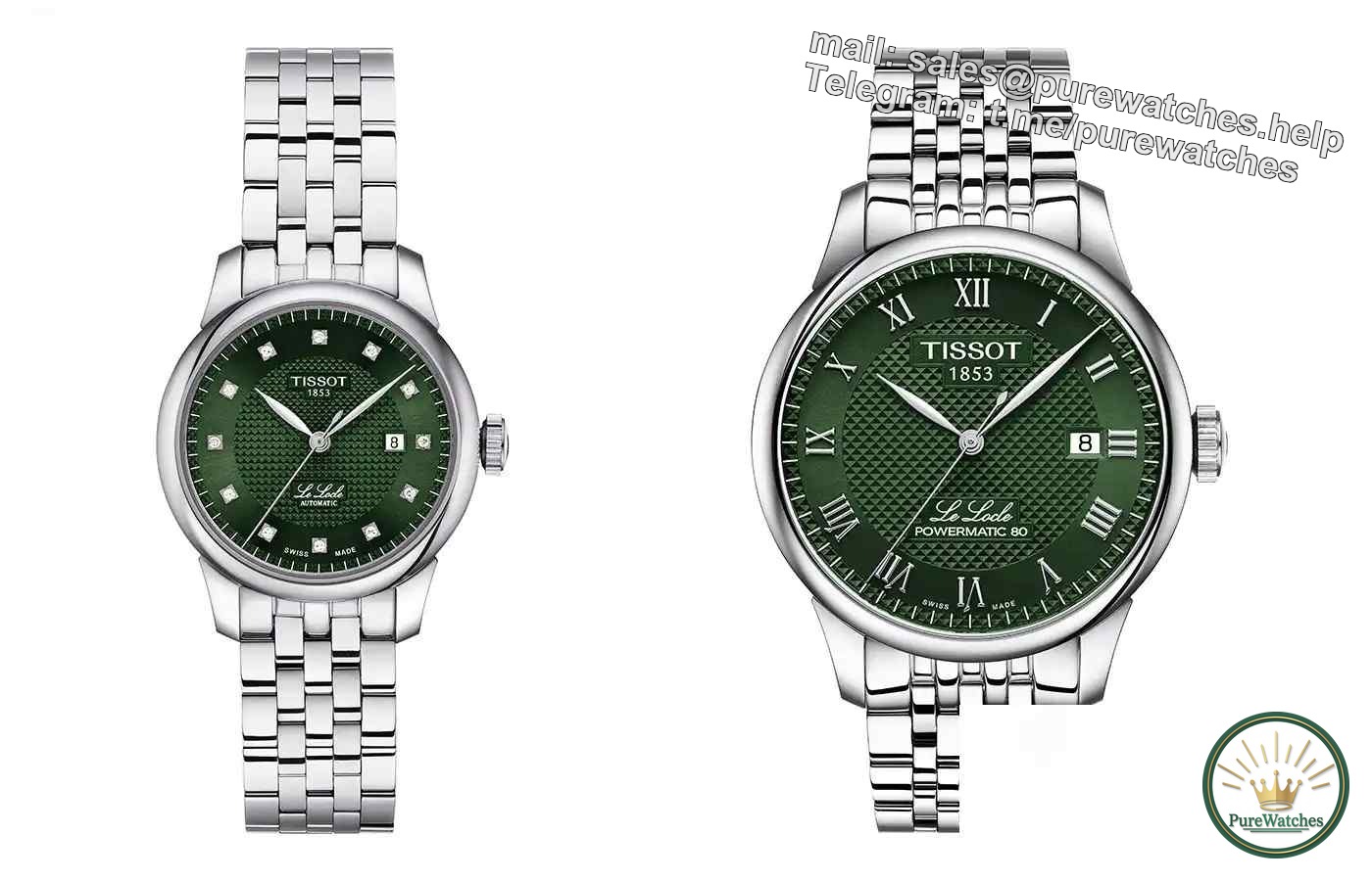 Tissot Le Locle releases its new product, green dial + precious metal bezel, are you excited?