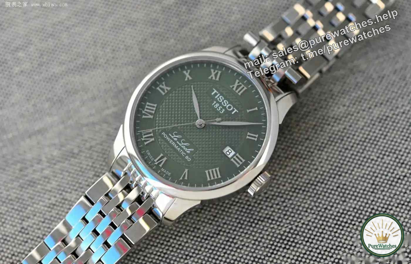 Tissot Le Locle releases its new product, green dial + precious metal bezel, are you excited?