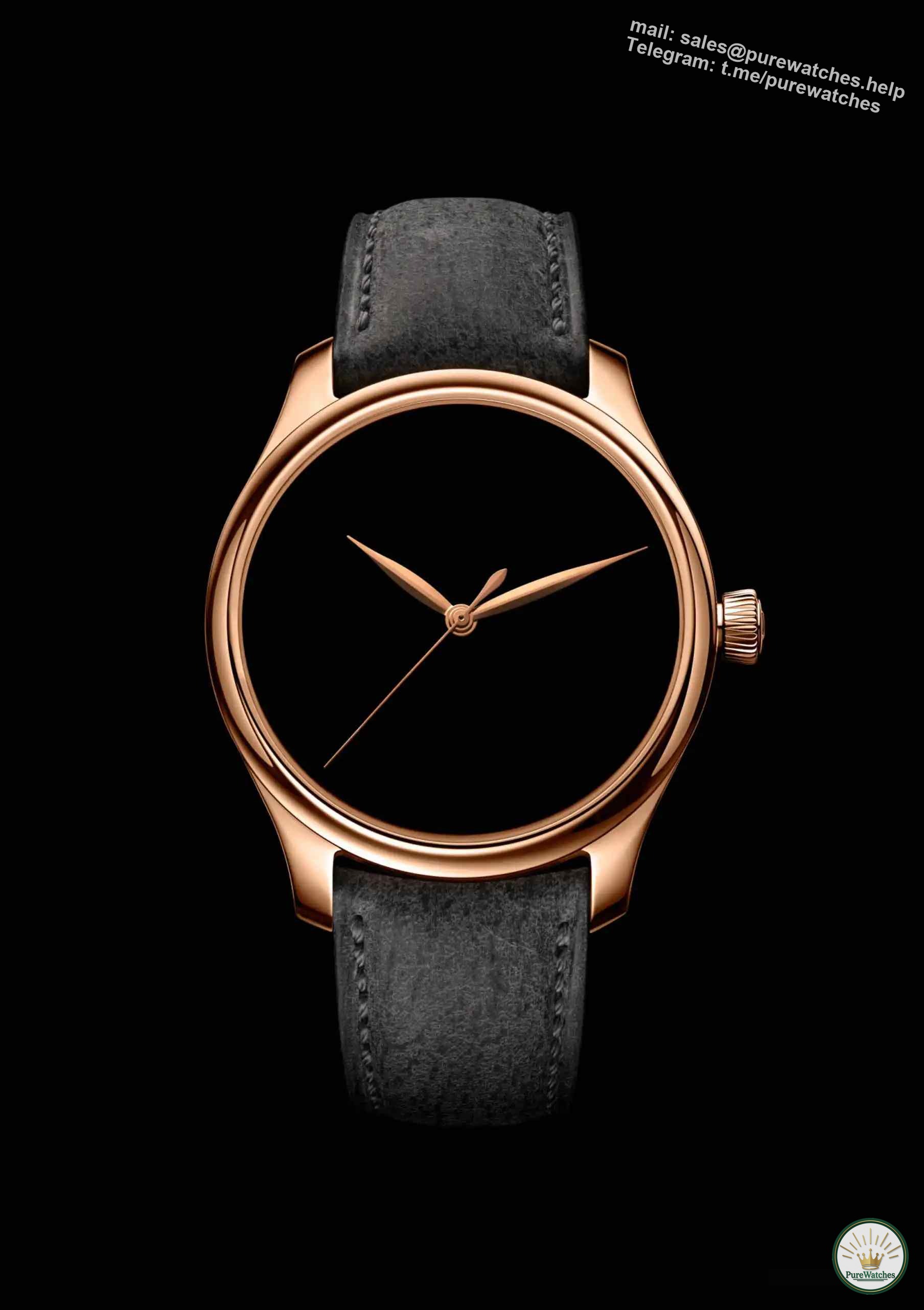 The pinnacle of minimalist aesthetics! The H. Moser & Cie. Endeavor concept watch will make you fall in love with it!