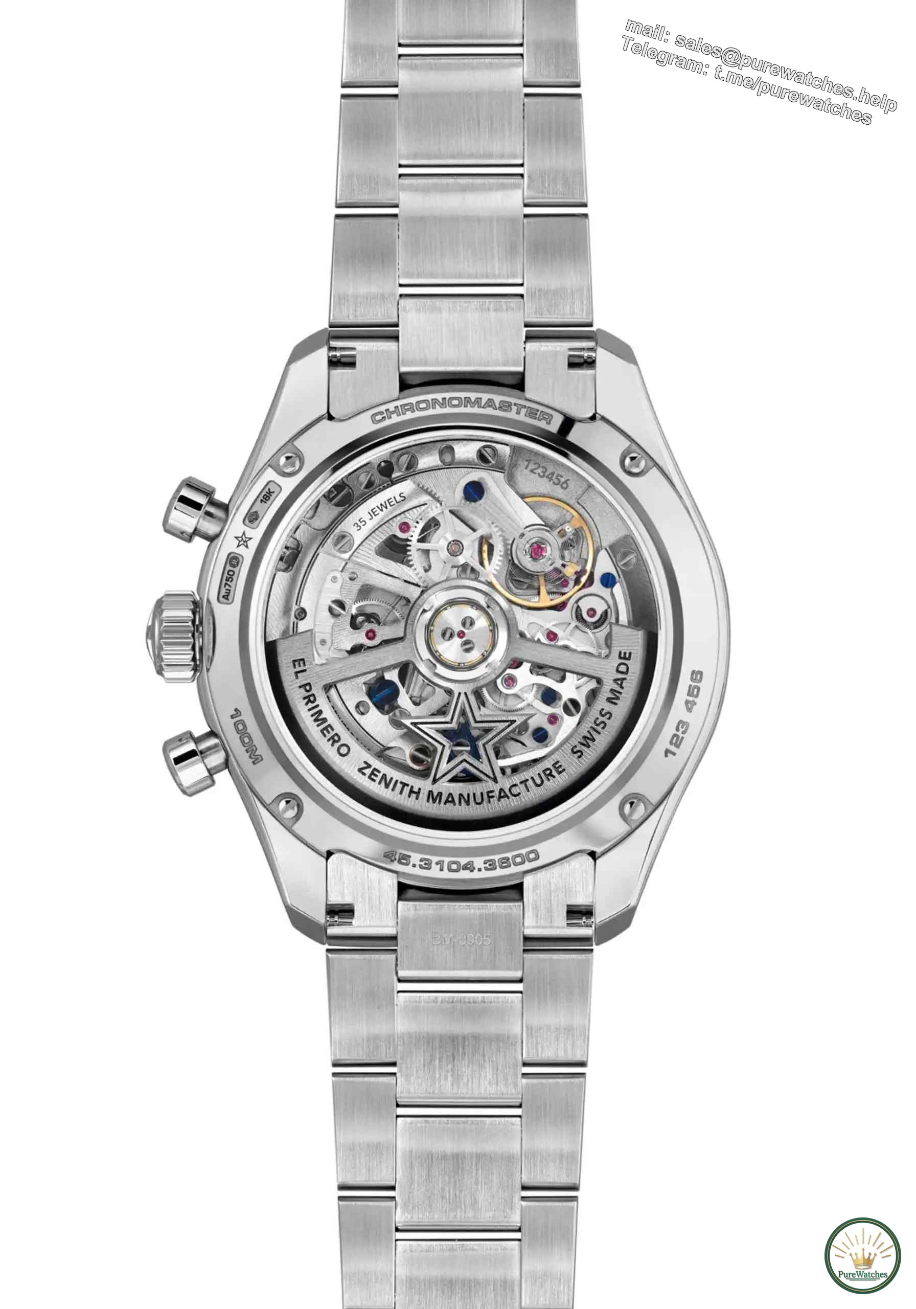 Beautiful rainbow style! Zenith Rainbow Sports Watch is waiting for you to own it!