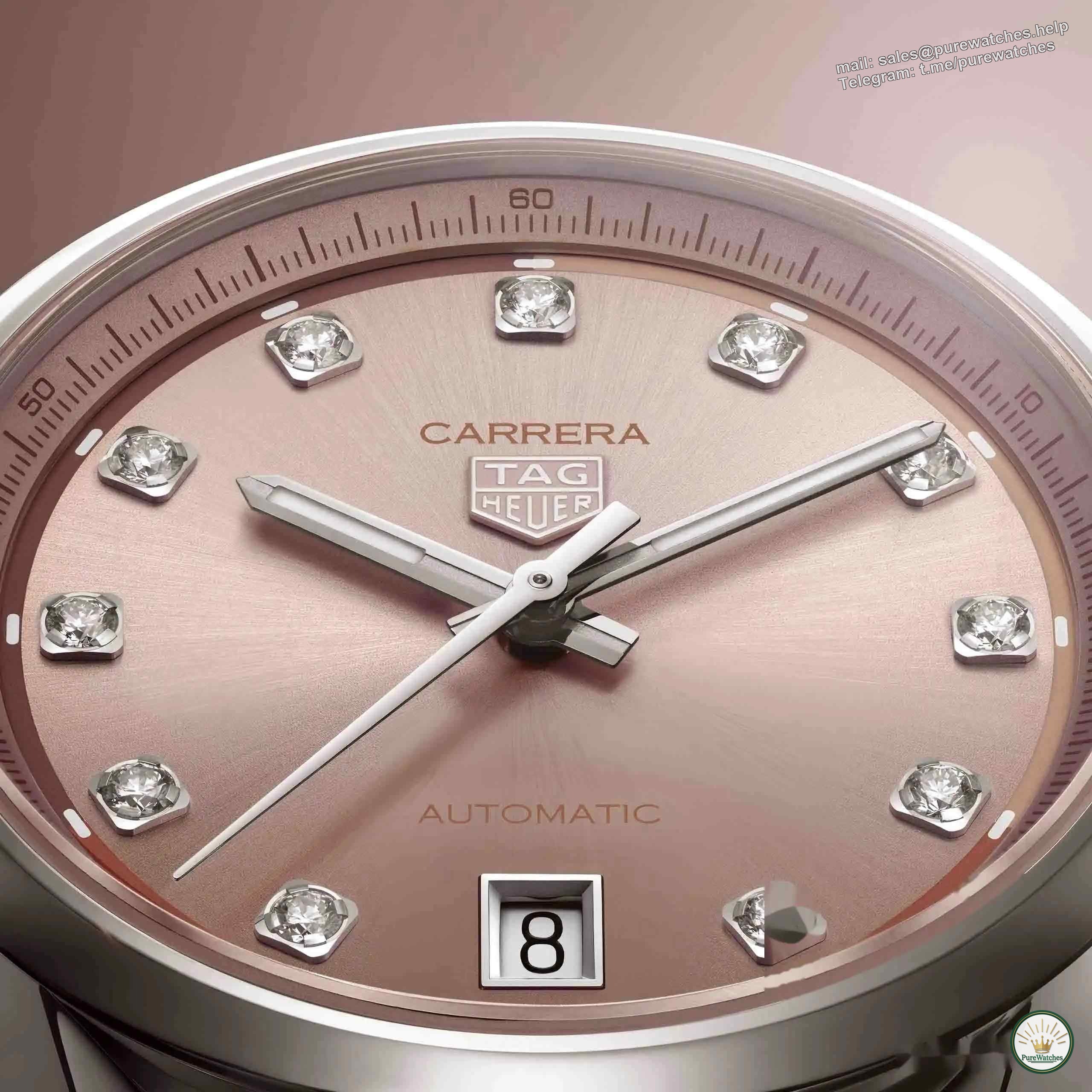 2025 new trend! TAG Heuer Carrera series, matte pink or lavender, which one do you choose?