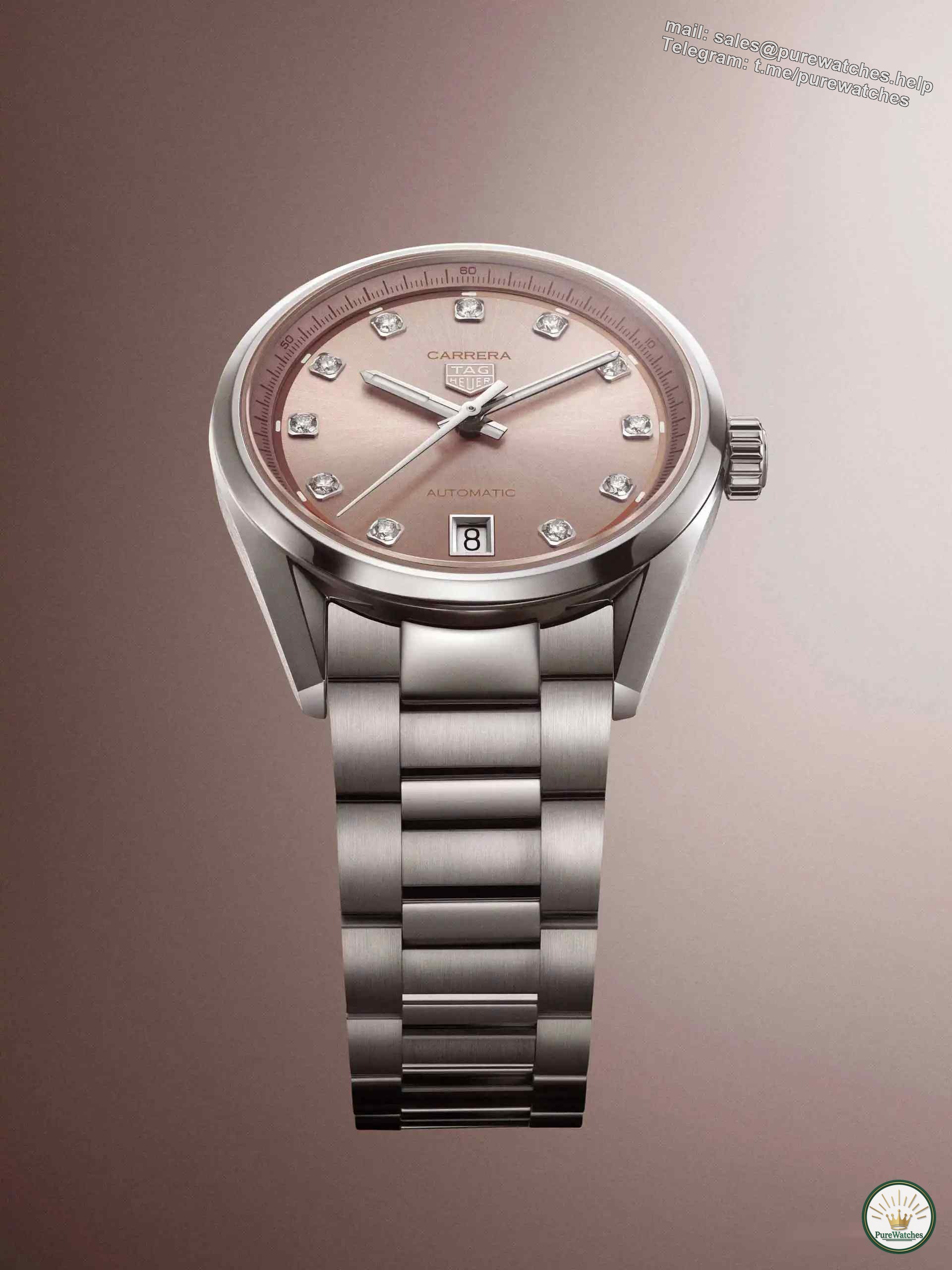 2025 new trend! TAG Heuer Carrera series, matte pink or lavender, which one do you choose?