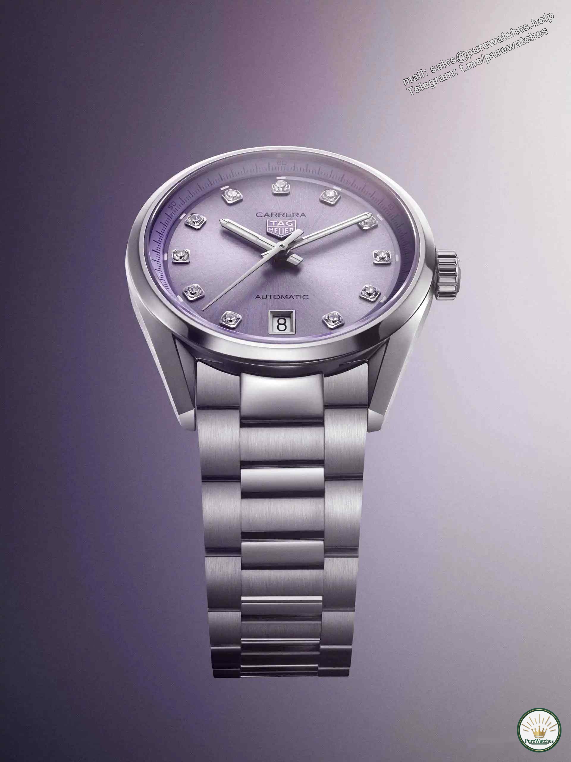 2025 new trend! TAG Heuer Carrera series, matte pink or lavender, which one do you choose?
