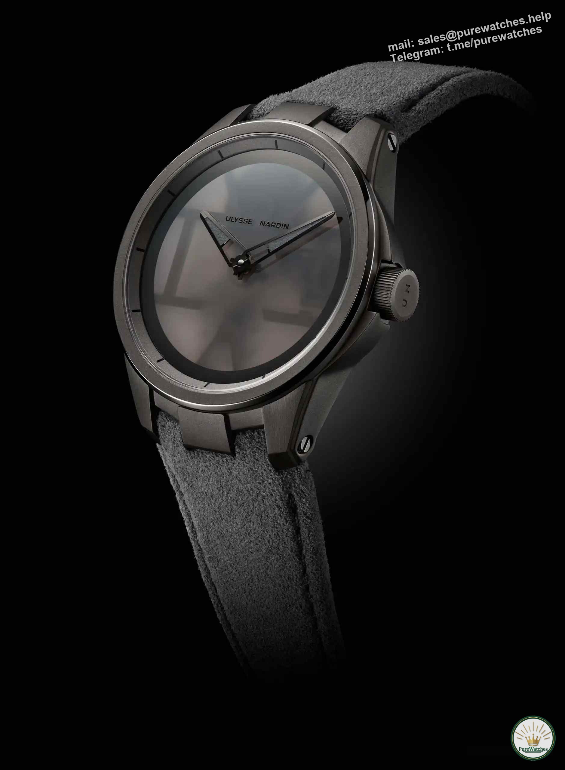 Limited to 29 pieces! Ulysse Nardin Frost Blade watch, the hollow movement shows the mechanical beauty!