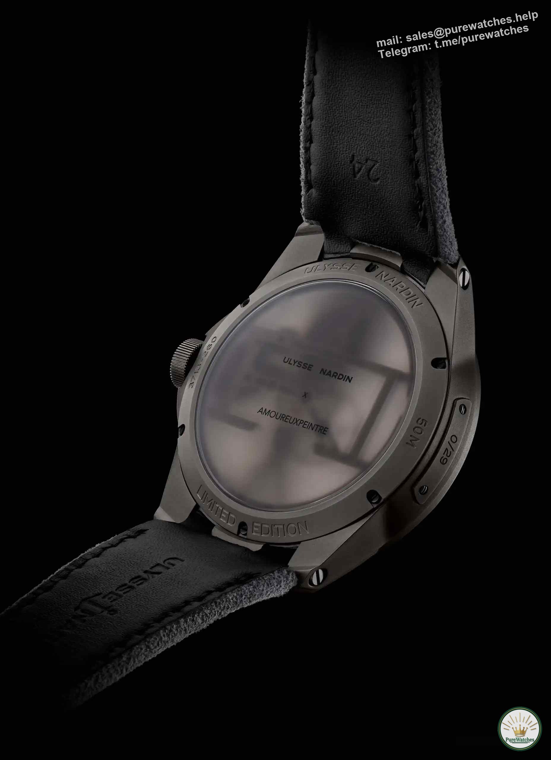 Limited to 29 pieces! Ulysse Nardin Frost Blade watch, the hollow movement shows the mechanical beauty!
