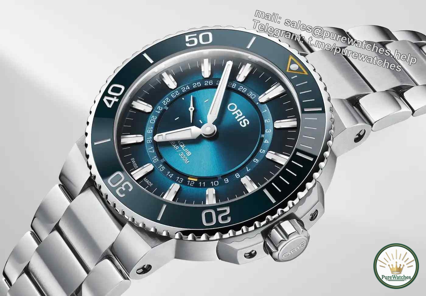 Oris’s new Great Barrier Reef product uses gradient blue to interpret the beauty of the ocean. Are you excited?