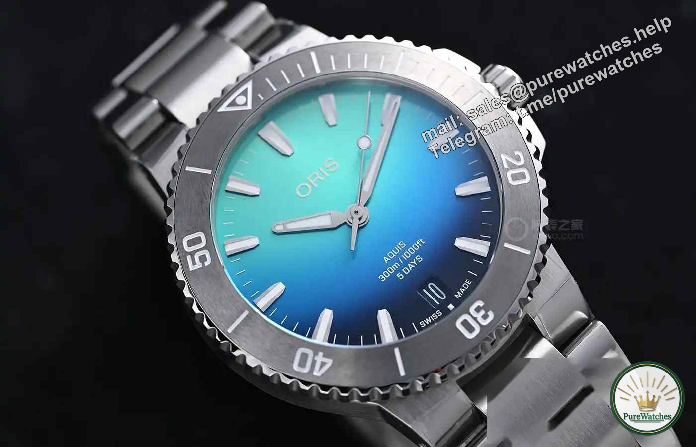 Oris’s new Great Barrier Reef product uses gradient blue to interpret the beauty of the ocean. Are you excited?