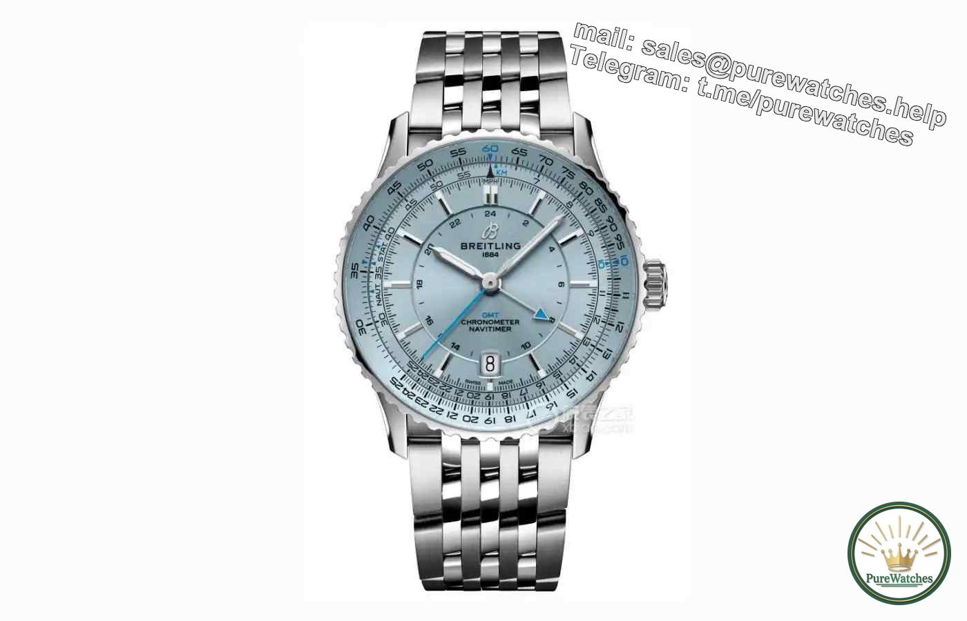 A must-have item for exotic vacations! This dual time watch allows you to keep track of the time in two places at any time!