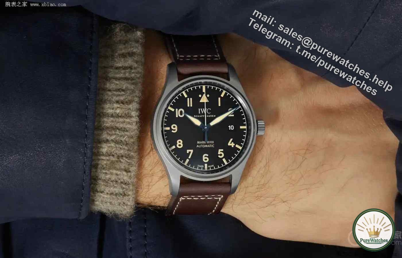 Titanium shell green disk! IWC × AMG Petronas joint brand Mark 20, you deserve it!
