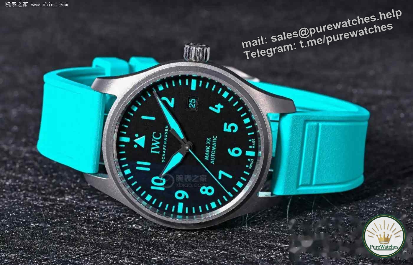 Titanium shell green disk! IWC × AMG Petronas joint brand Mark 20, you deserve it!