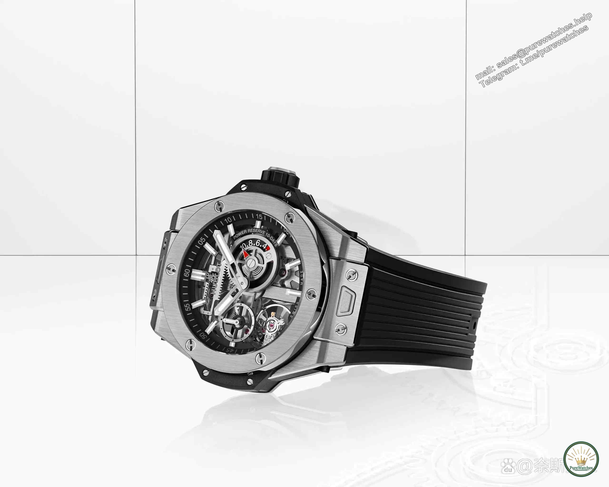 Hublot’s new masterpiece! BIG BANG MECA-10 ten-day power reserve allows you to enjoy the mechanical beauty!