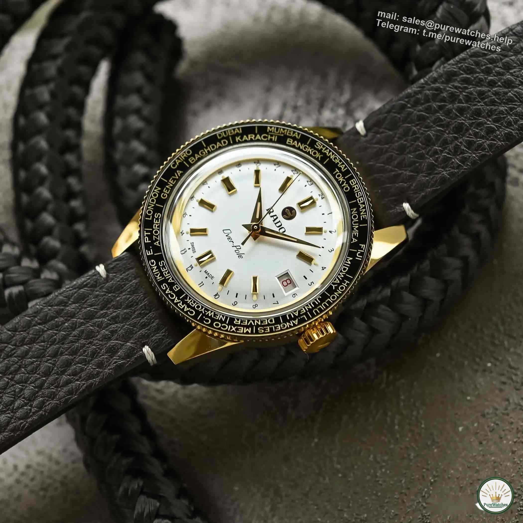 Outstanding appearance! The new Rado Captain Cook Over-Pole watch has irresistible retro charm!