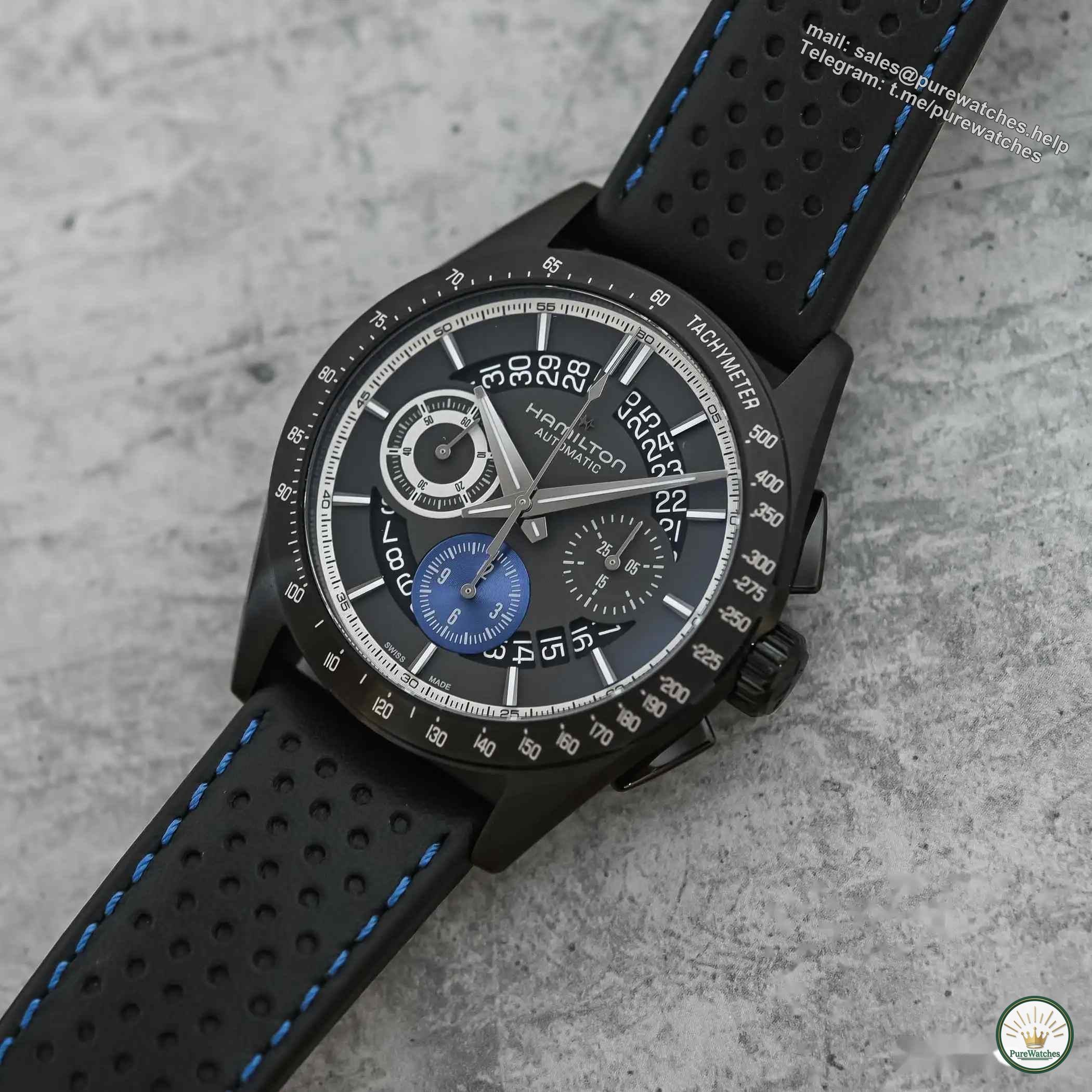 A new level of cool black aesthetics! Hamilton Siren’s Windbreaker watch is so handsome that it has no friends!