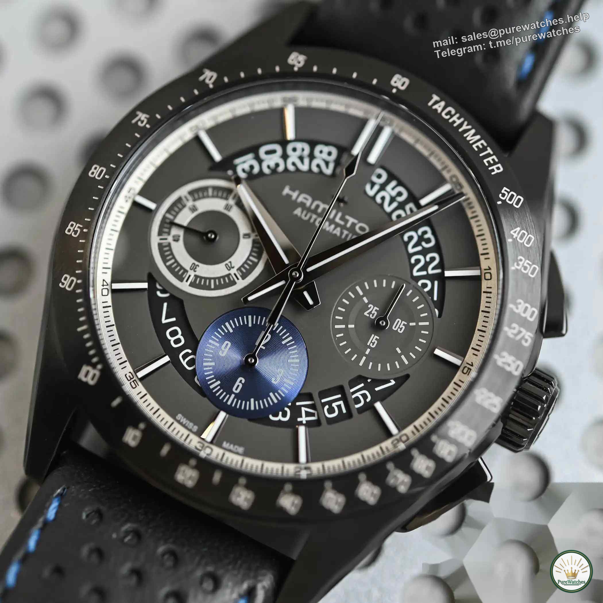 A new level of cool black aesthetics! Hamilton Siren’s Windbreaker watch is so handsome that it has no friends!