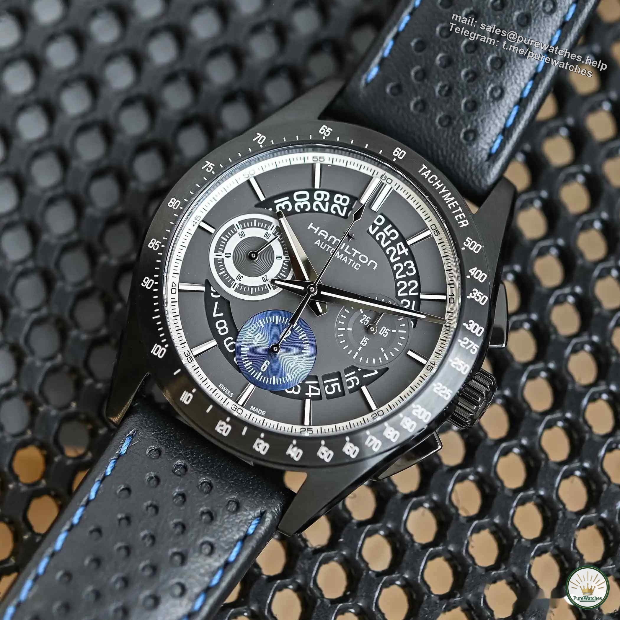 A new level of cool black aesthetics! Hamilton Siren’s Windbreaker watch is so handsome that it has no friends!