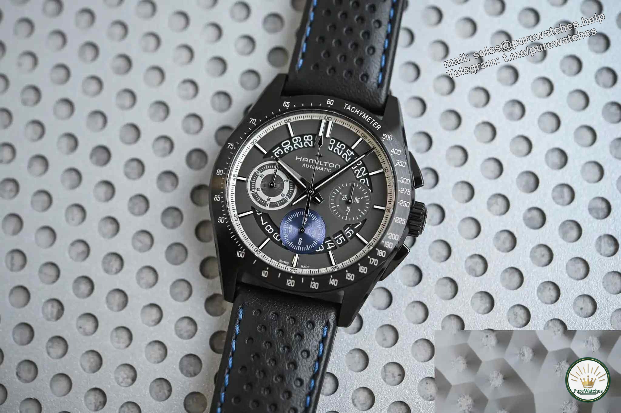 A new level of cool black aesthetics! Hamilton Siren’s Windbreaker watch is so handsome that it has no friends!