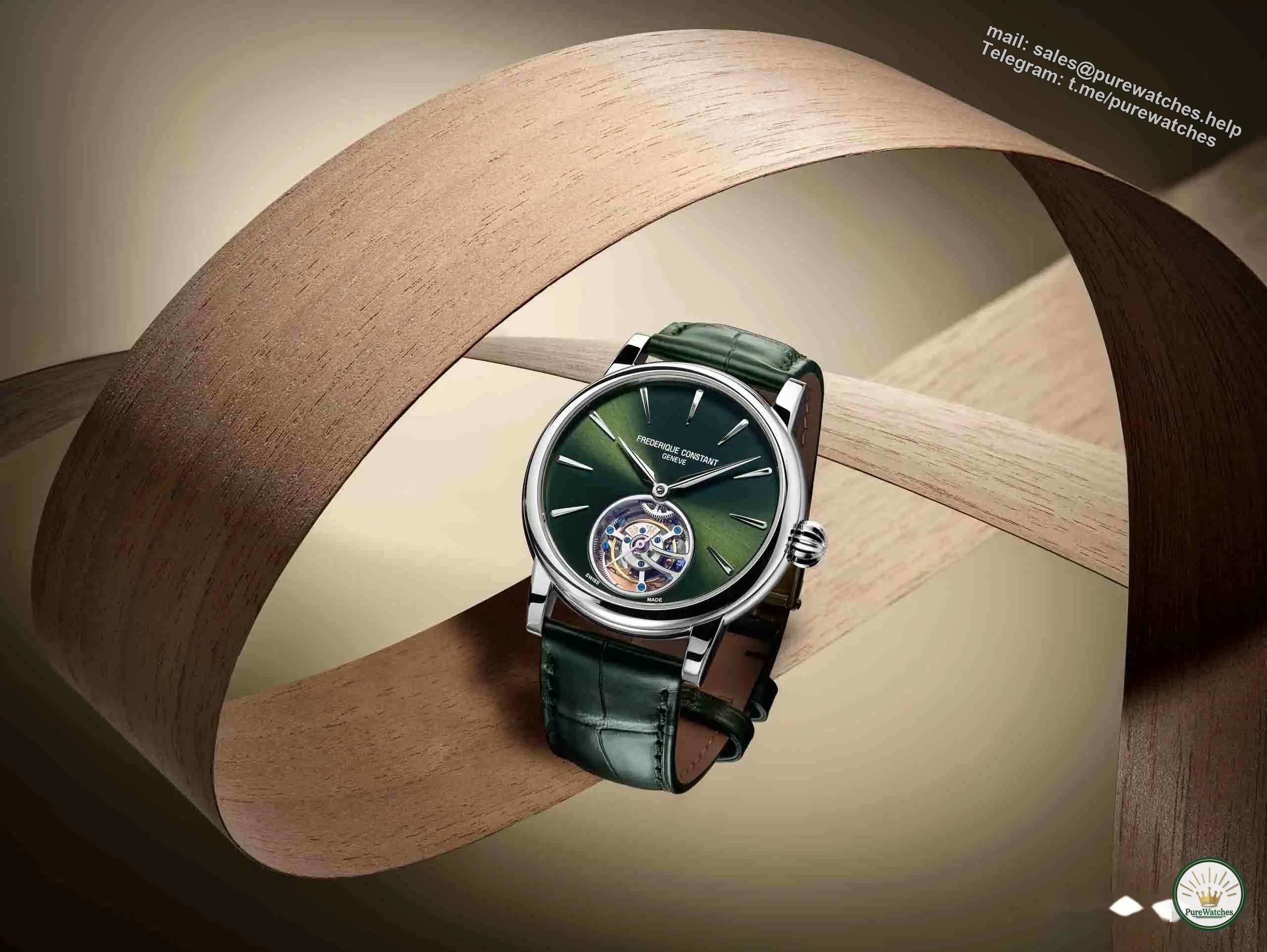Silicon escape wheel + tourbillon design! Frederique Constant’s new watch has unparalleled performance!