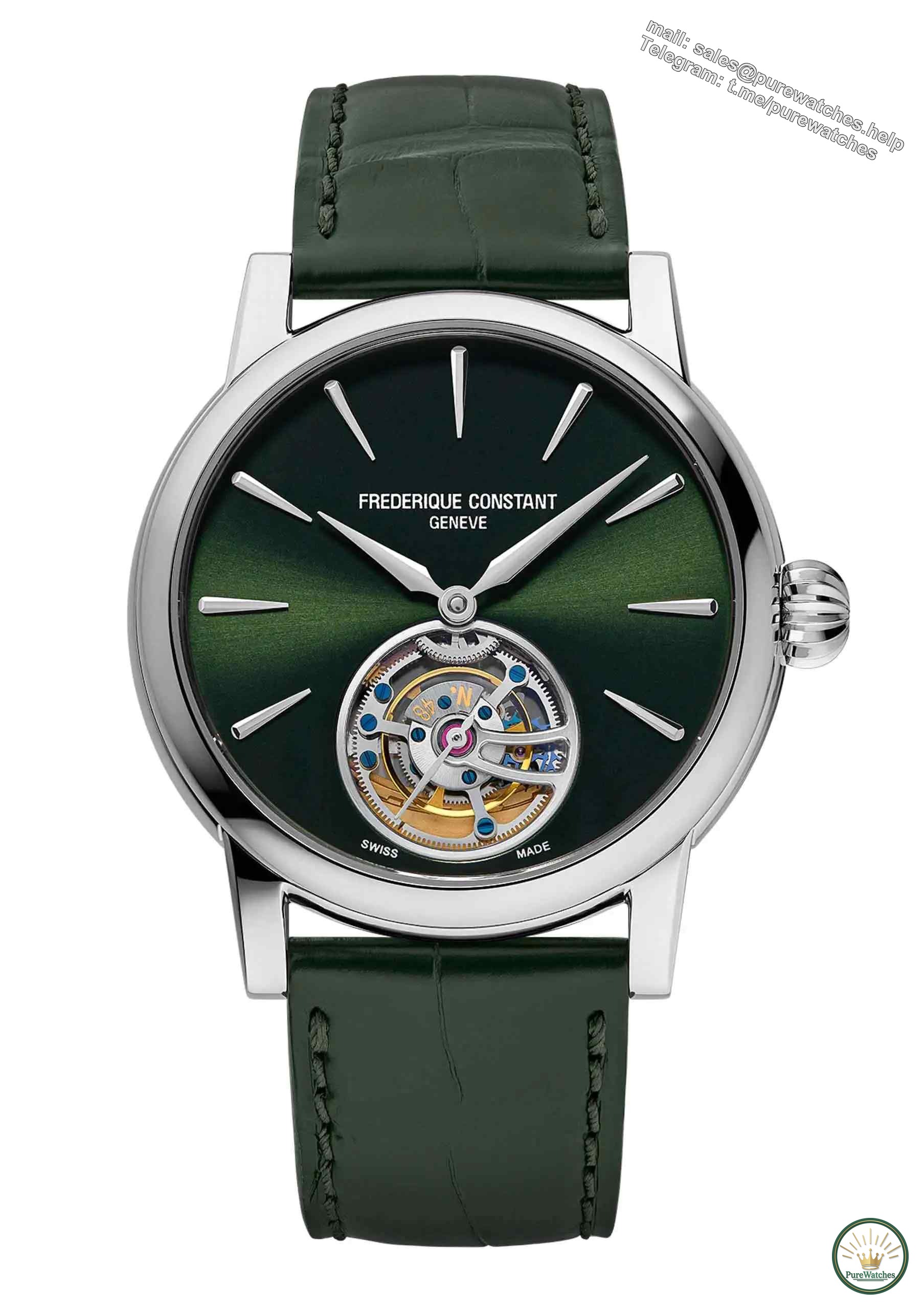 Silicon escape wheel + tourbillon design! Frederique Constant’s new watch has unparalleled performance!
