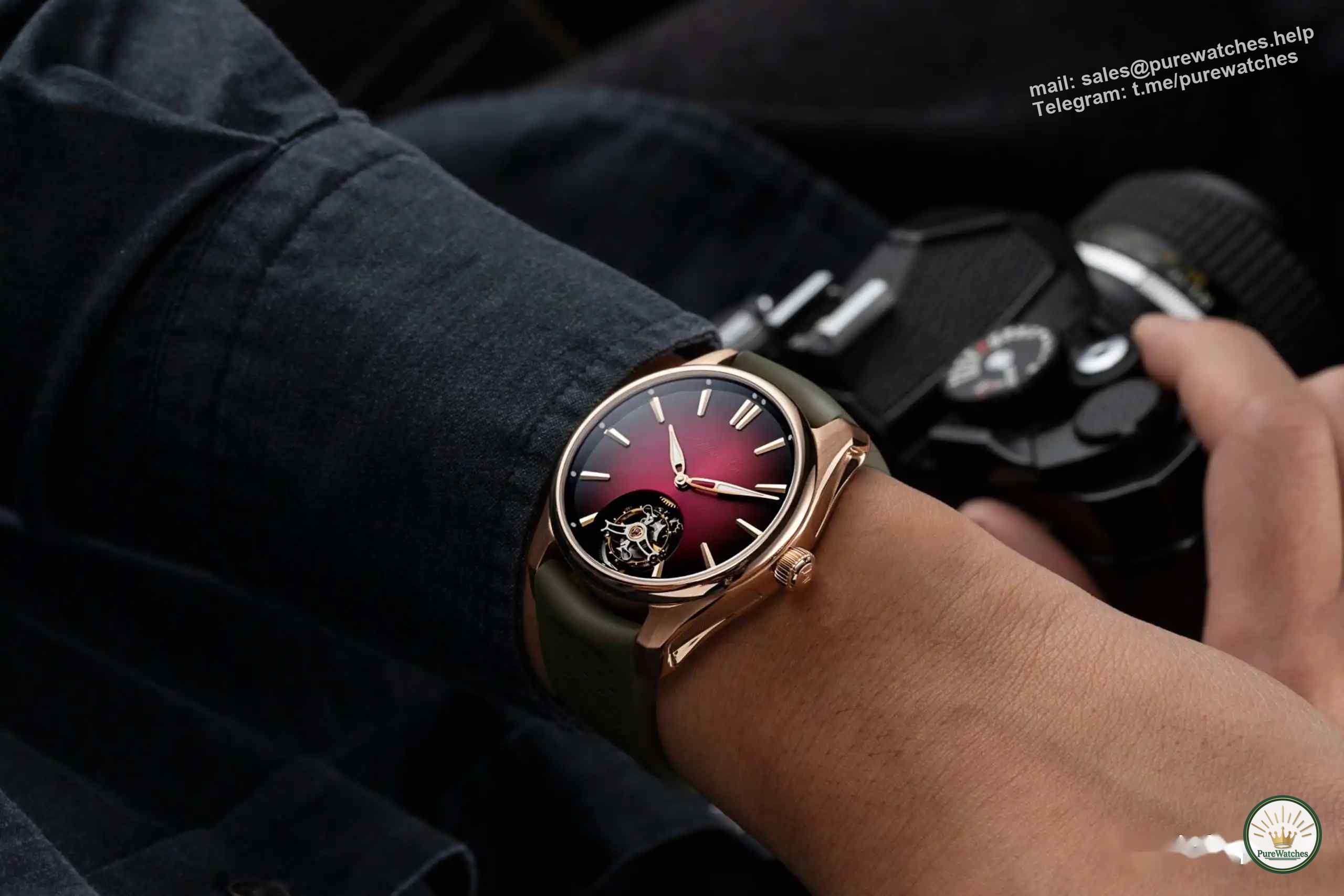 Simple but not simple! H. Moser & Cie. Pioneer Series Tourbillon Watch, a hidden mechanical masterpiece!