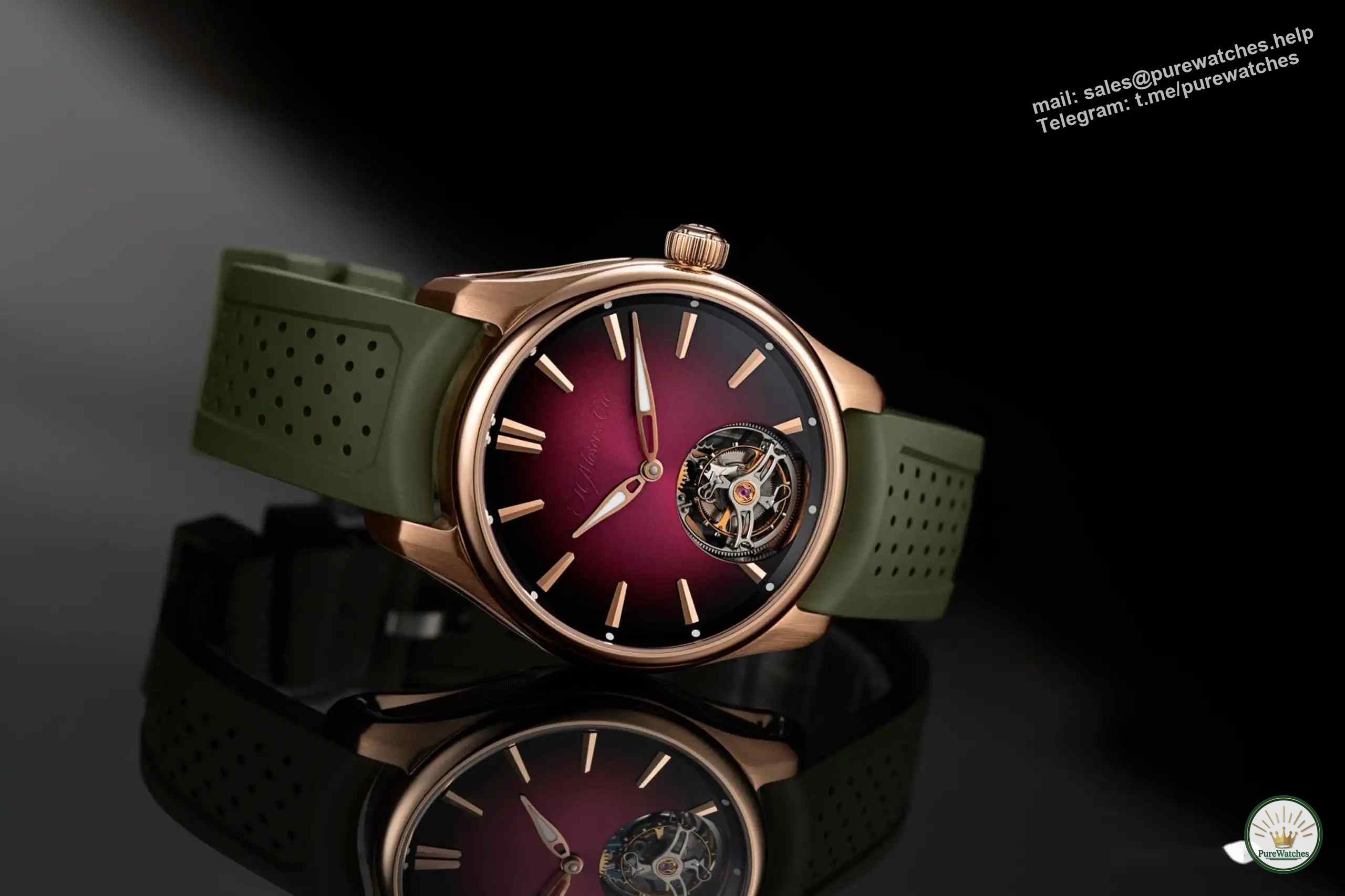 Simple but not simple! H. Moser & Cie. Pioneer Series Tourbillon Watch, a hidden mechanical masterpiece!