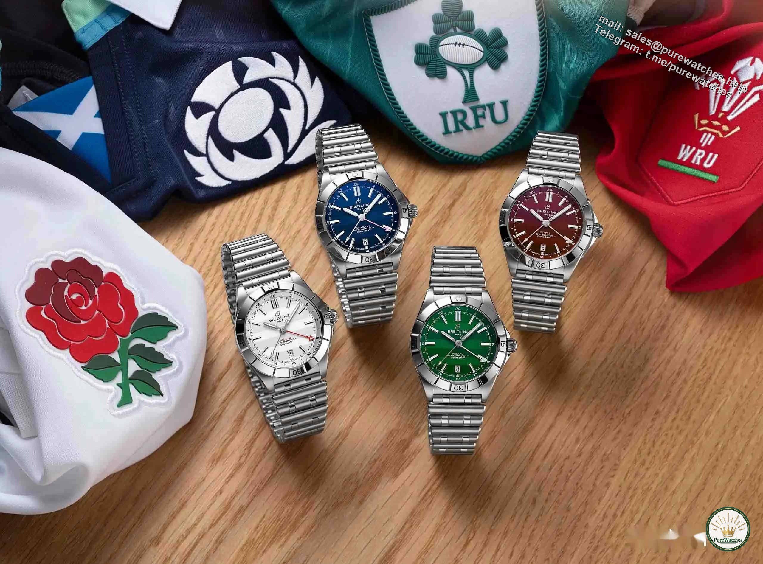 Salute to the spirit of rugby! Breitling’s Six Nations limited edition watch shows its unique charm!