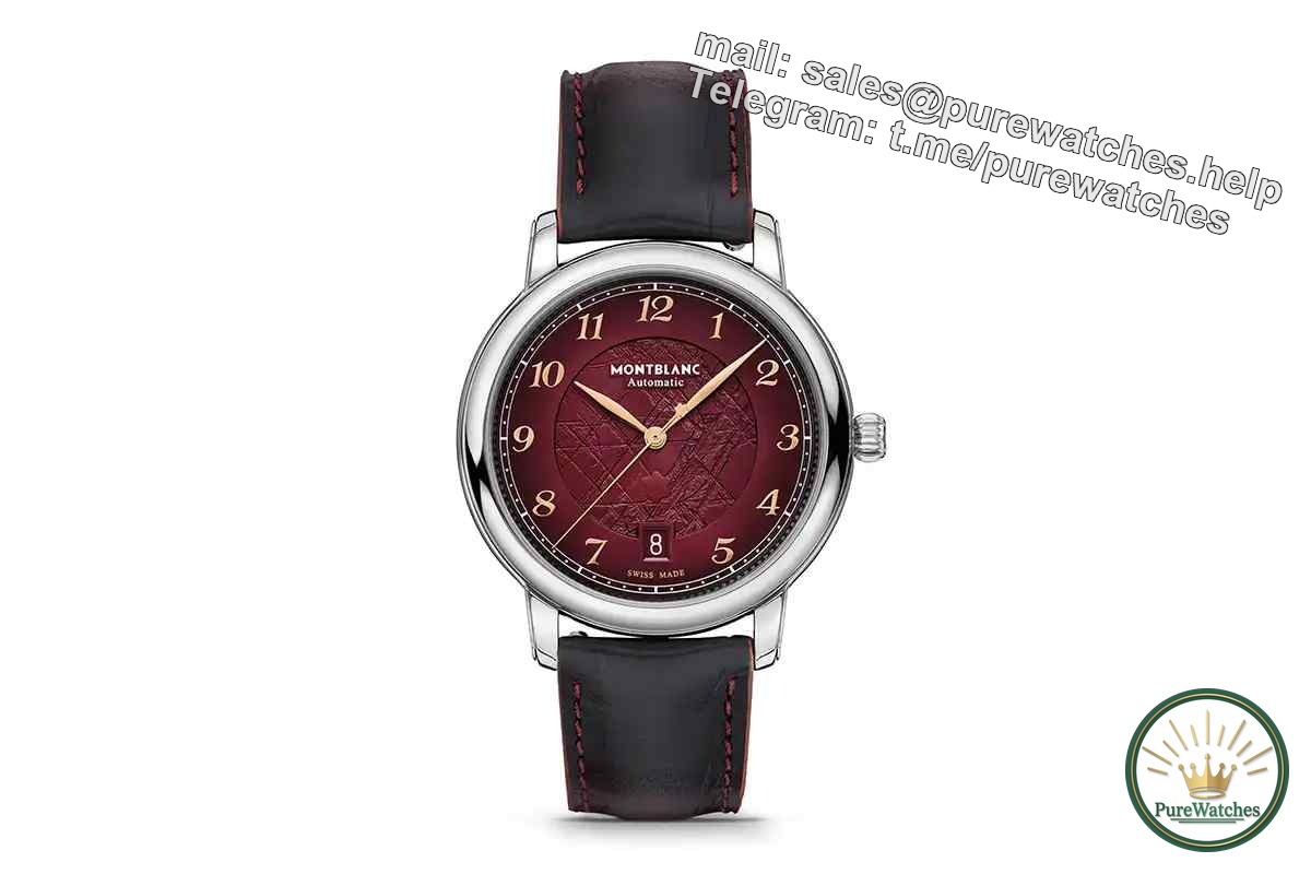 Hot items are coming! Montblanc Montblanc Star Heritage Series, Burgundy Red Glacier Limited Edition, stunningly beautiful!