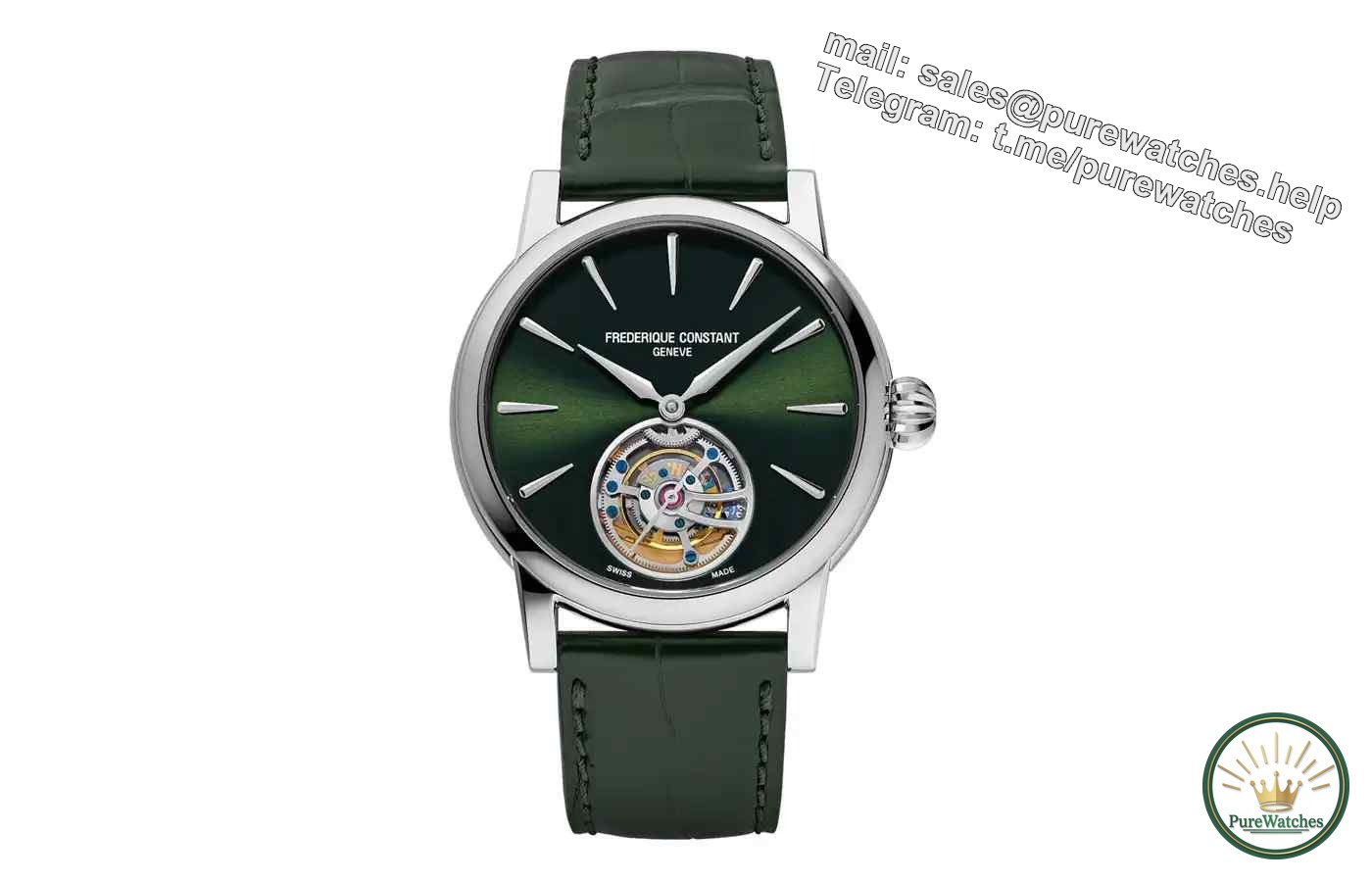 Frederique Constant’s new tourbillon green dial watch, is it worth buying? Look here!
