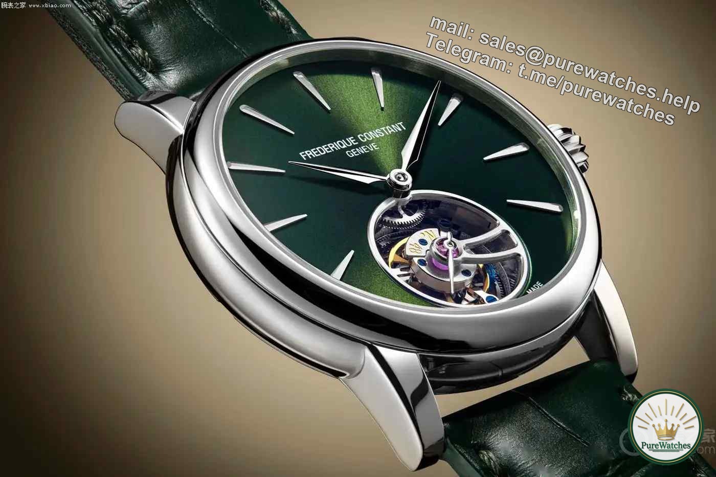 Frederique Constant’s new tourbillon green dial watch, is it worth buying? Look here!