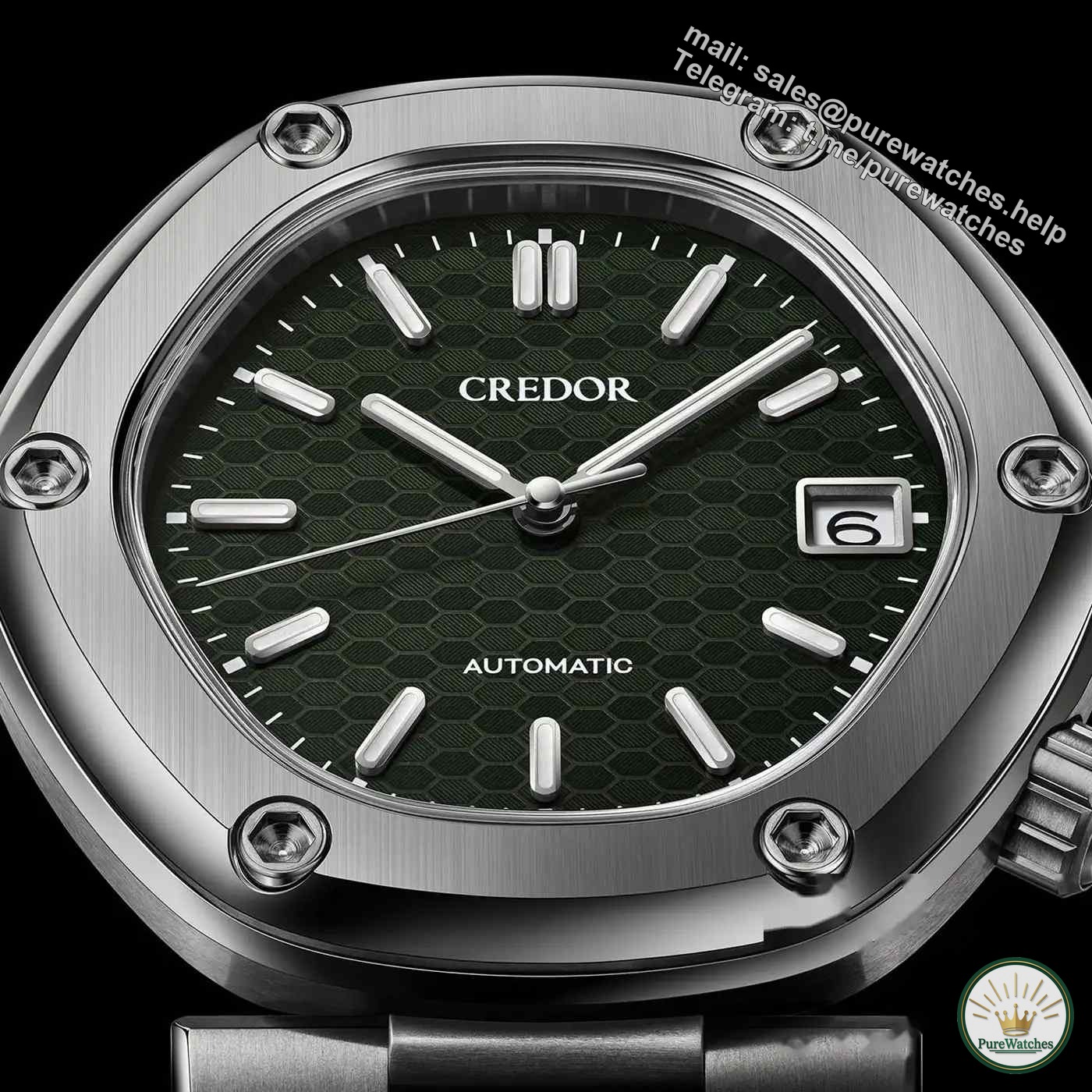 Want to be unique? Credor GCCR997 green watch makes you stand out from the crowd!