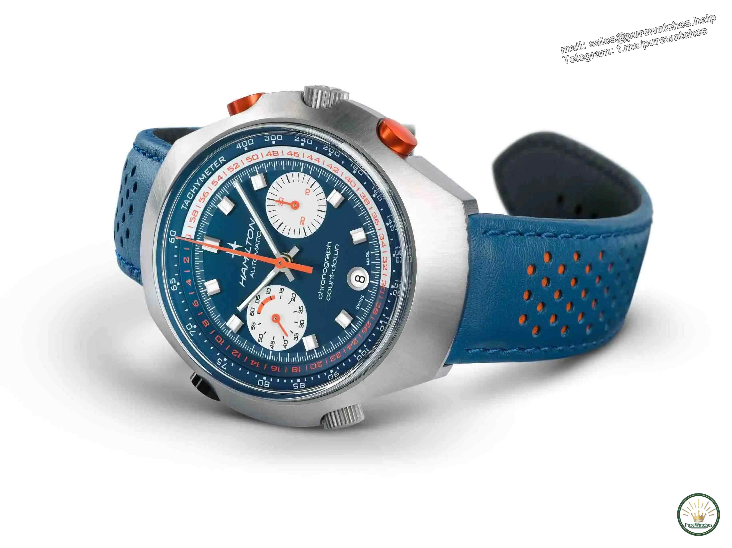 Hamilton Chrono-Matic 50, dual time system, a must-have artifact for racing enthusiasts!