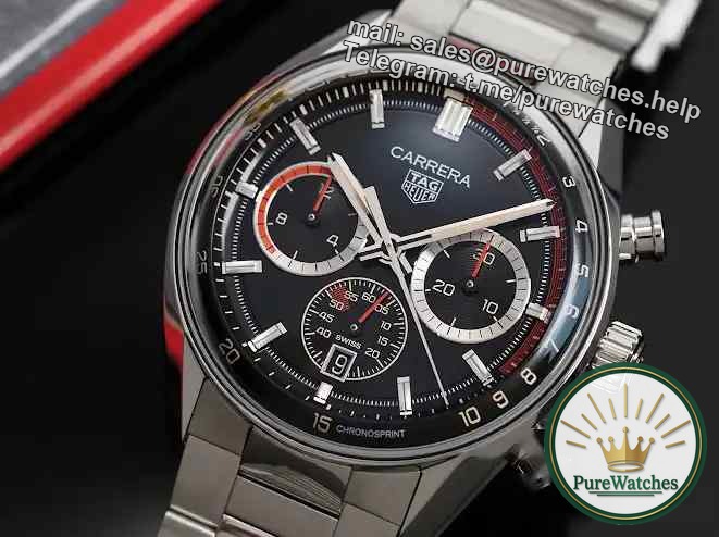 Travel in one second! The TAG Heuer Carrera series takes you back to the legendary Porsche track!