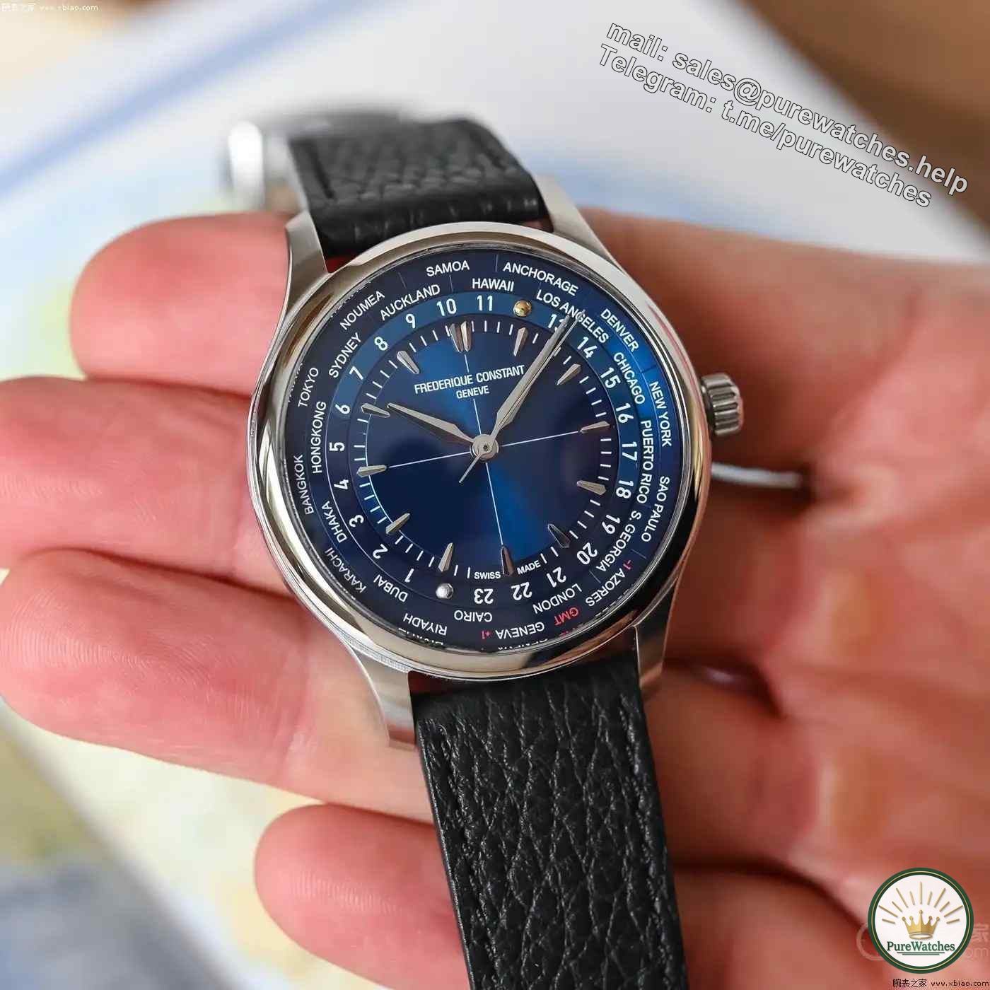 Simple but not simple! Analysis of Frederique Constant 40mm World Time Zone Watch!