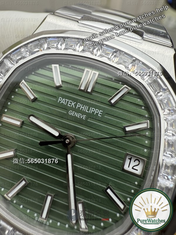 Is the 3K factory Nautilus 5711 green plate T diamond ring worth buying? An expert will tell you the truth!