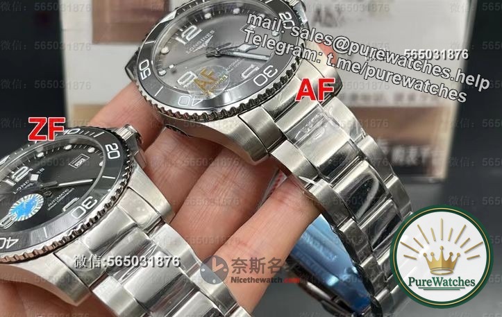 AF factory vs ZF factory Longines Concas, what is the difference? An expert will tell you the truth!