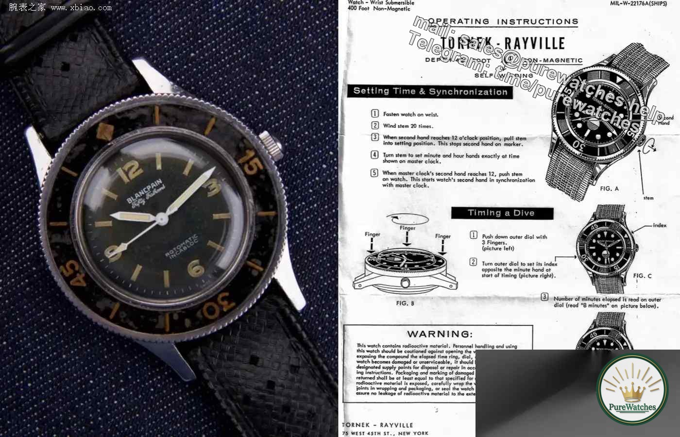Guide to buying diving watches: Which one is better, Blancpain Fifty Fathoms or Rolex Submariner?