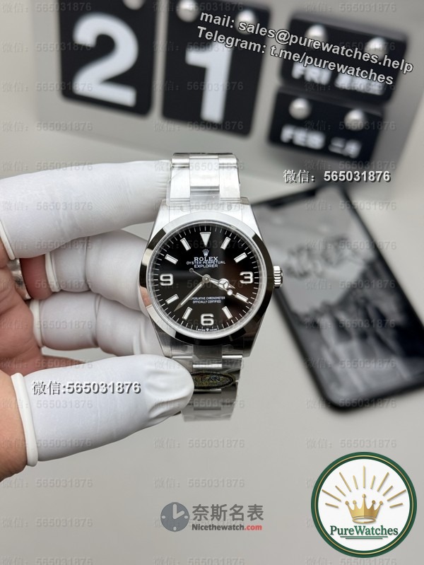 36mm or 39mm? Which one is better, Clean Factory Rolex Explorer? The master will teach you how to choose!