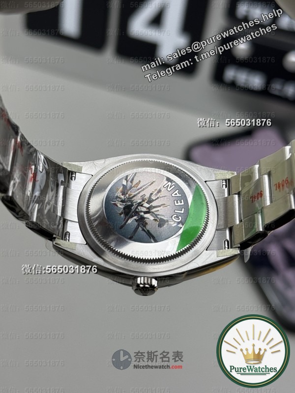 Will the Oyster Perpetual 36mm green face of the Clean Factory look fake at first glance? Teach you to identify the correct version!
